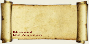 Vanja Balzamović vizit kartica